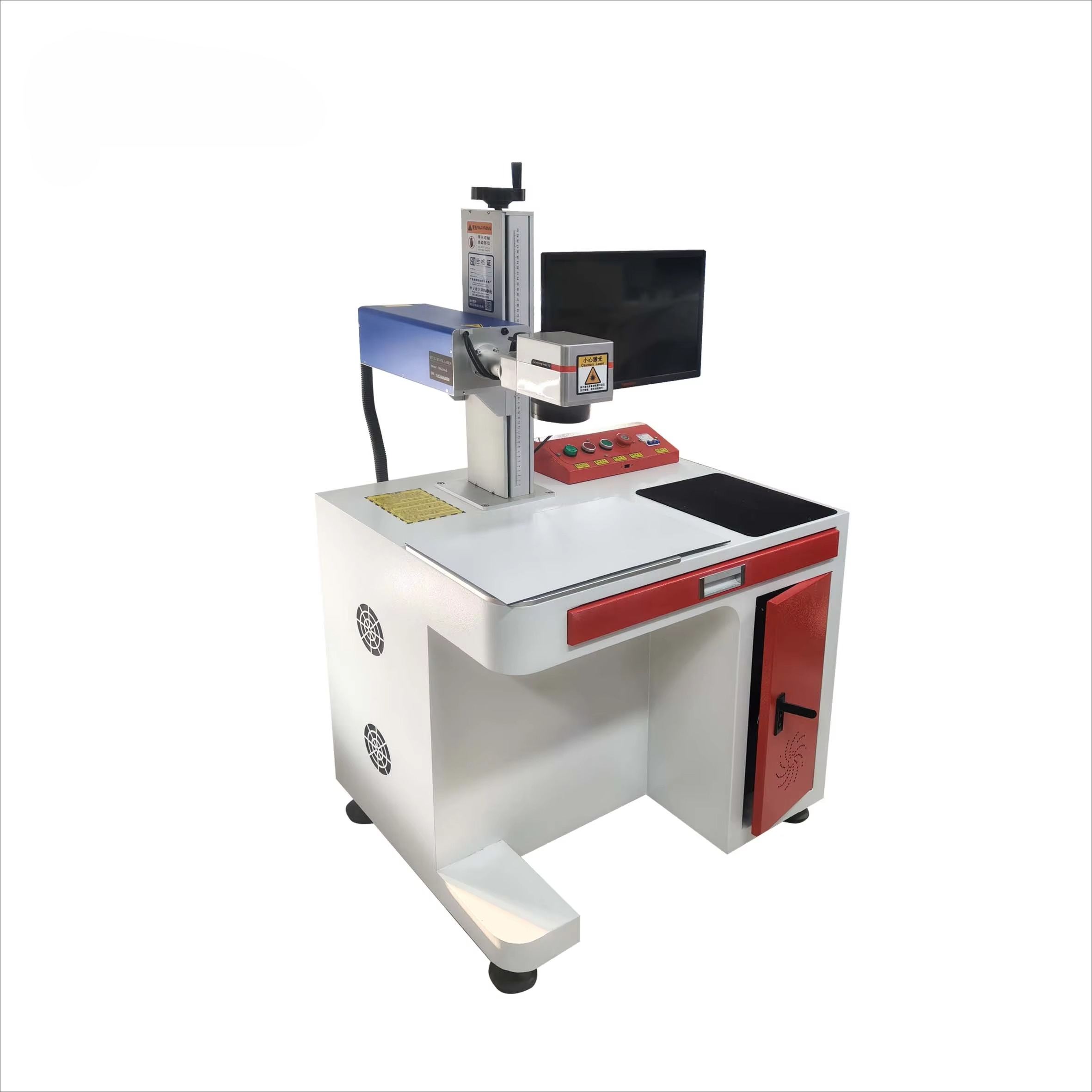 Industrial Laser Printer - เครื่องแกะสลักเลเซอร์ CNC 3W 5W สำหรับงานอุตสาหกรรม แบบตั้งโต๊ะ