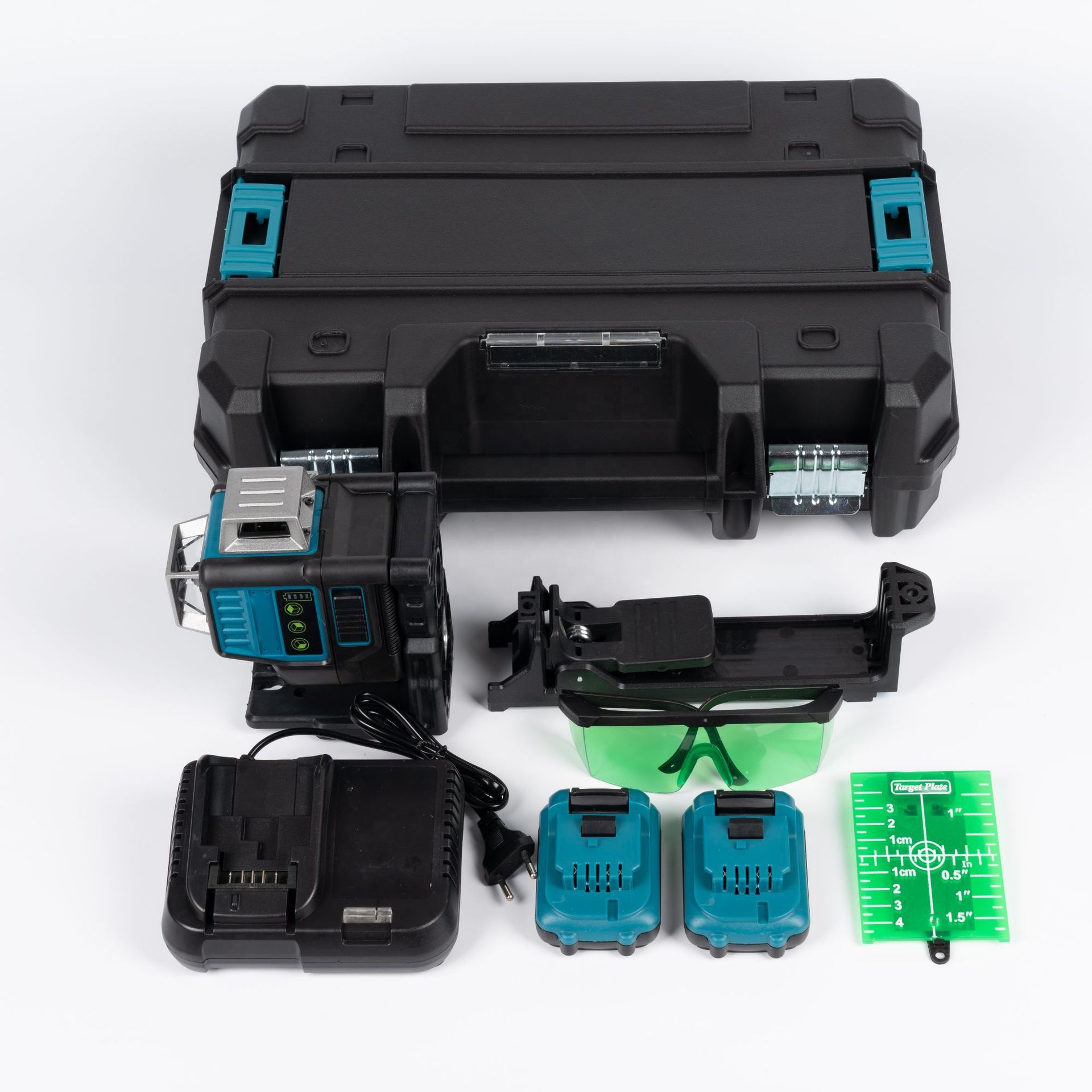 Industrial Green Laser - เครื่องวัดระดับเลเซอร์แบบหมุน 4 มิติ 12 เส้น 360