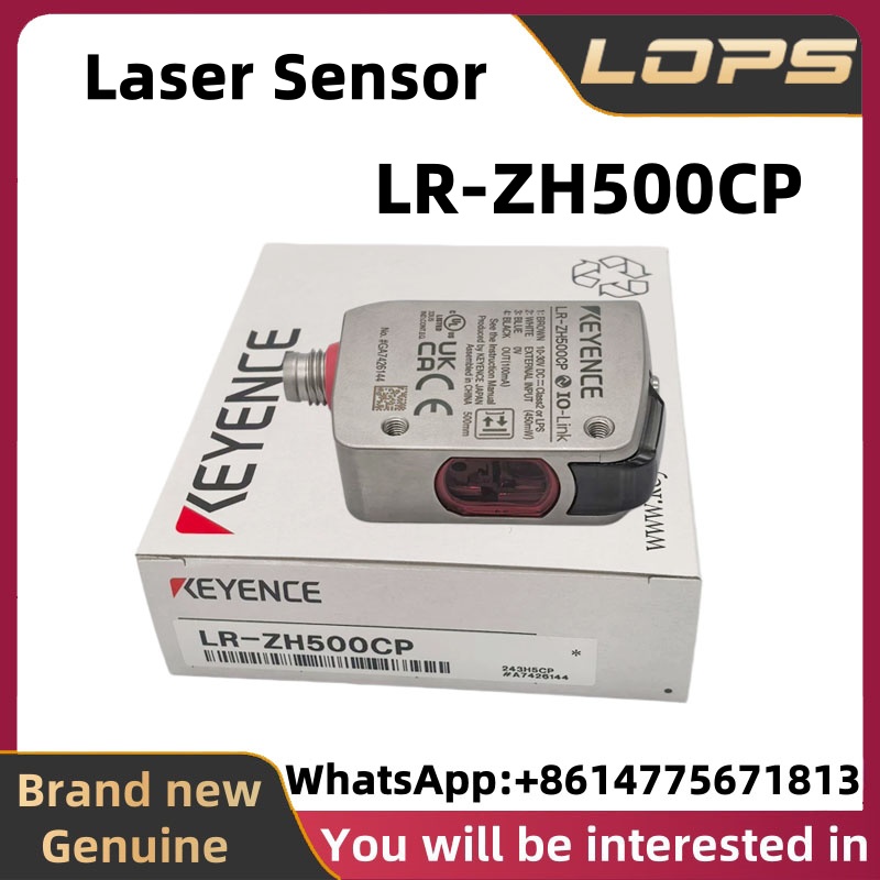 Industrial Laser Brands - เซ็นเซอร์เลเซอร์แบบสะท้อนแสง KEYENCE รุ่น LR-ZH500CP ของแท้ใหม่เอี่ยม ระยะตรวจจับ