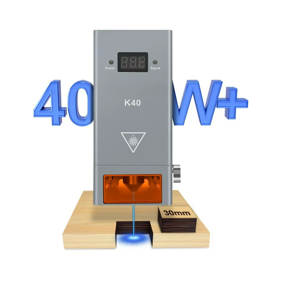 Diode Laser Module - K40 44w โมดูลเลเซอร์สีน้ำเงิน 450 นาโนเมตร กำลังแสงสูง