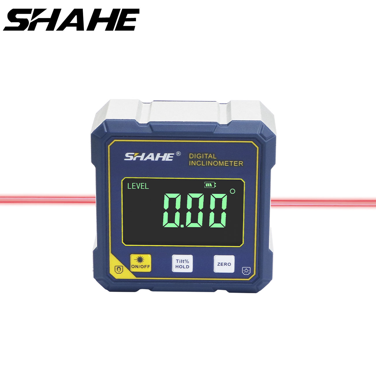 Industrial Laser Alignment Tool - SHAHE 4 ด้านดิจิตอลมุม Portactor Dual เลเซอร์