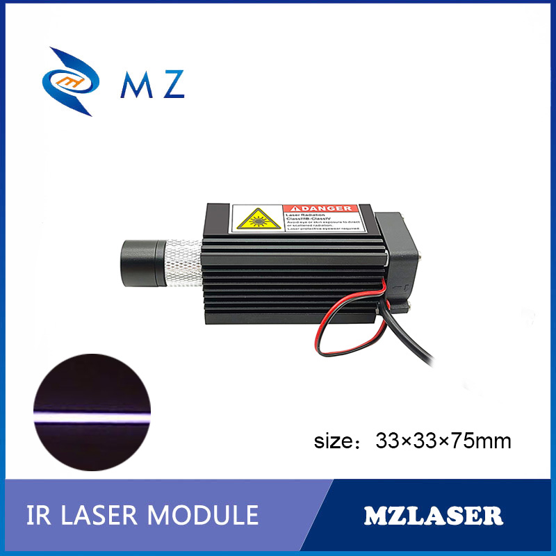 Industrial Laser Supply - โมดูลไดโอดเลเซอร์อินฟราเรดเกรดอุตสาหกรรม 780 นาโนเมตร ปรับโฟกัสได้ 100 มิลลิวัตต์