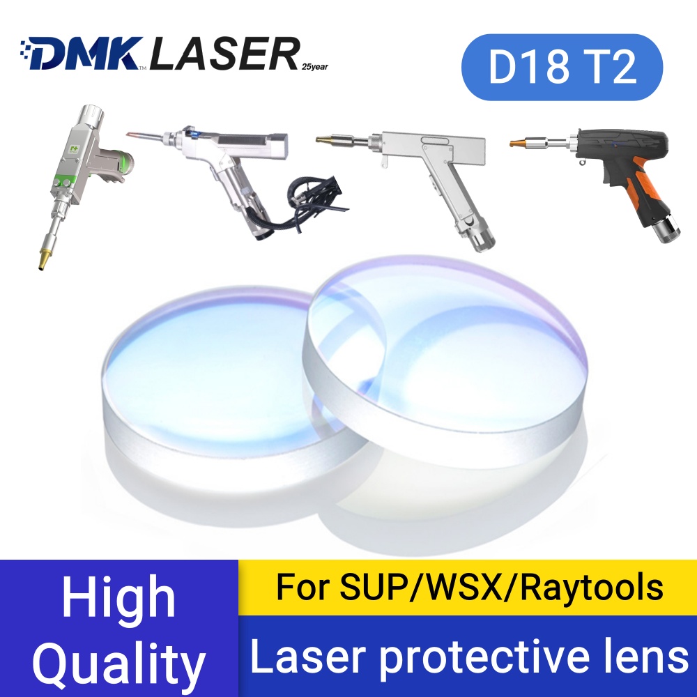 Industrial Laser Glasses - เลนส์ป้องกันเลเซอร์ DMK รุ่น D18 T2 สำหรับหน้าต่างป้องกันงานเชื่อม
