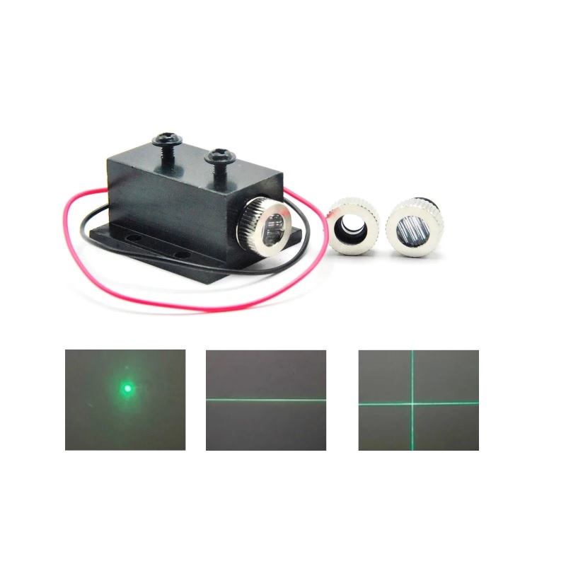 Diode Laser Module - โฟกัส 515nm 520nm 50mw เลเซอร์ไดโอดสีเขียว Dot