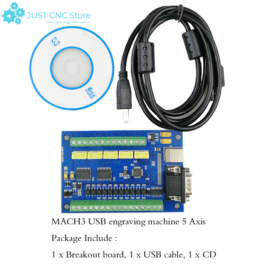 Stepper Driver Cnc - MACH3 USB CNC Driver Breakout Board