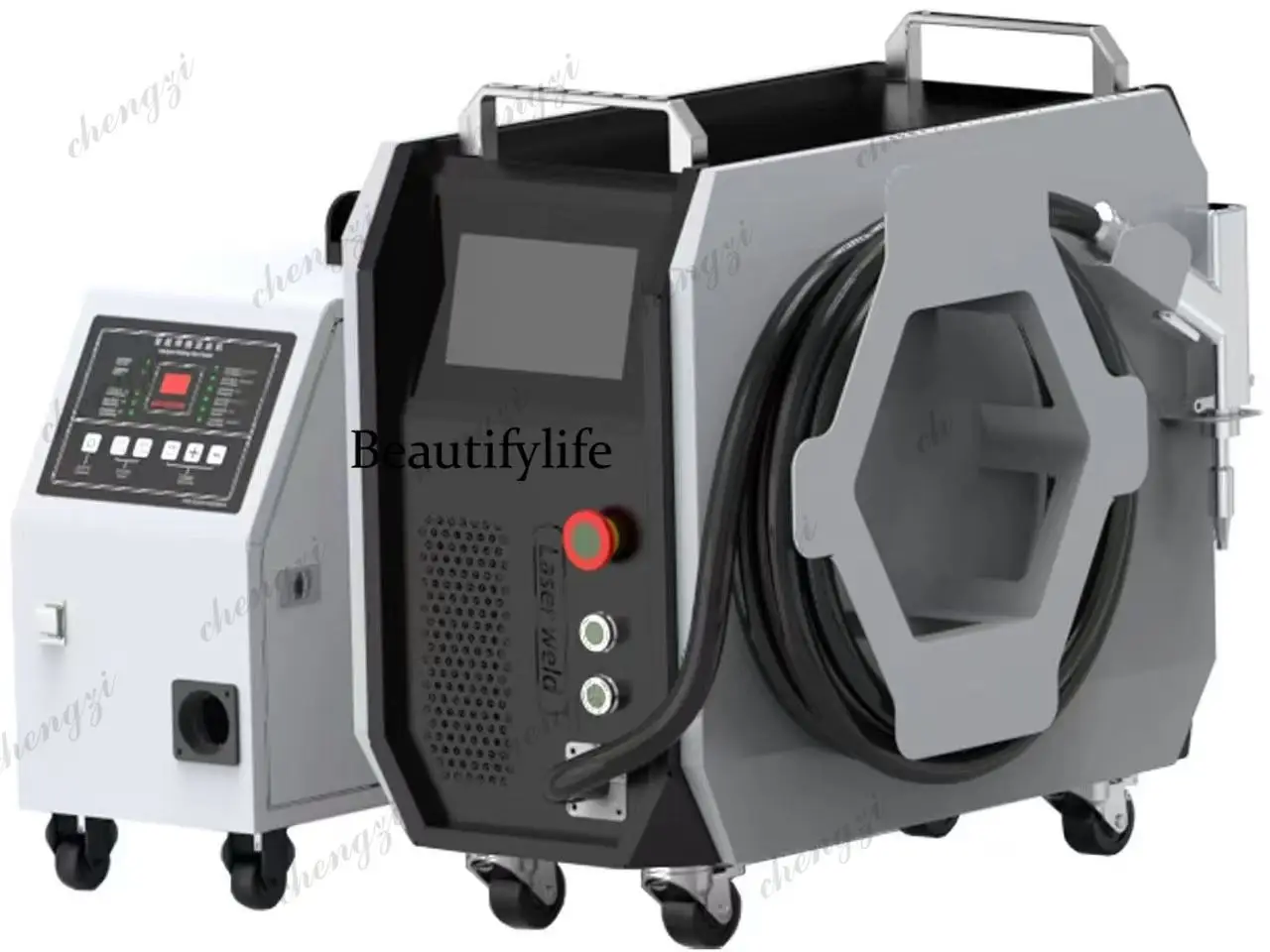 Industrial Handheld Laser Welder - เครื่องเชื่อมเลเซอร์แบบมือถือ K182 ระบายความร้อนด้วยอากาศ สำหรับงานเชื่อมโลหะแผ่น อุตสาหกรรม เชื่อมอัตโนมัติ