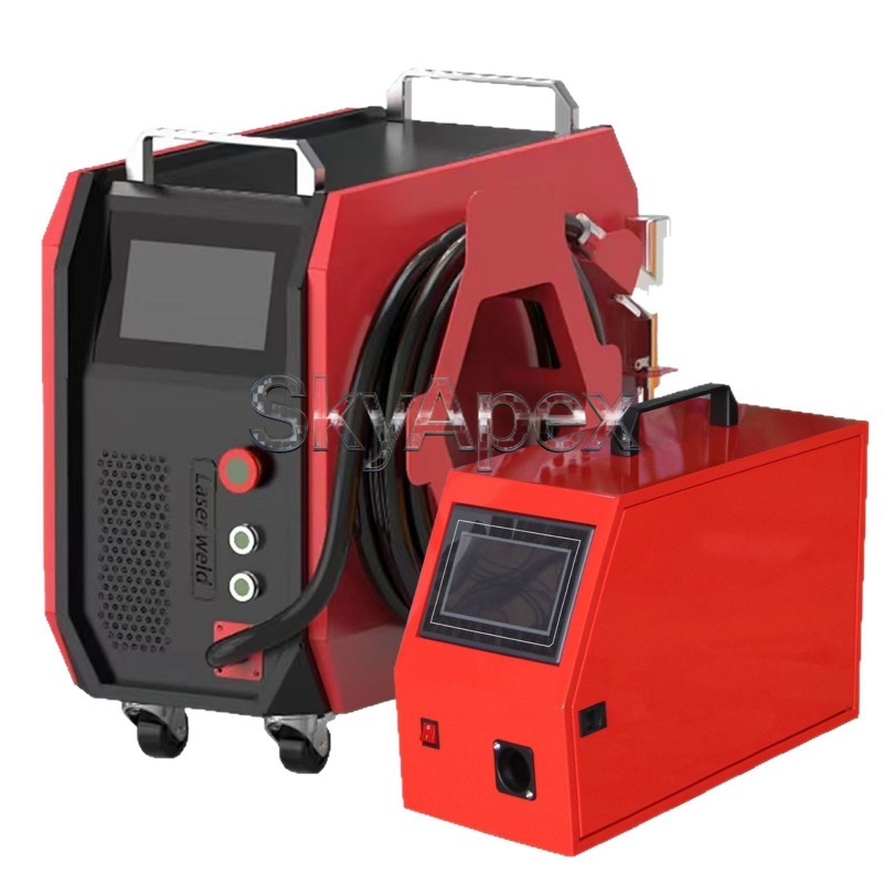 Industrial Handheld Laser Welder - เครื่องเชื่อมเลเซอร์แบบมือถือ ระบายความร้อนด้วยอากาศ จากโรงงานโดยตรง สำหรับงานเชื่อมแผ่นโลหะ อุตสาหกรรม อัตโนมัติ