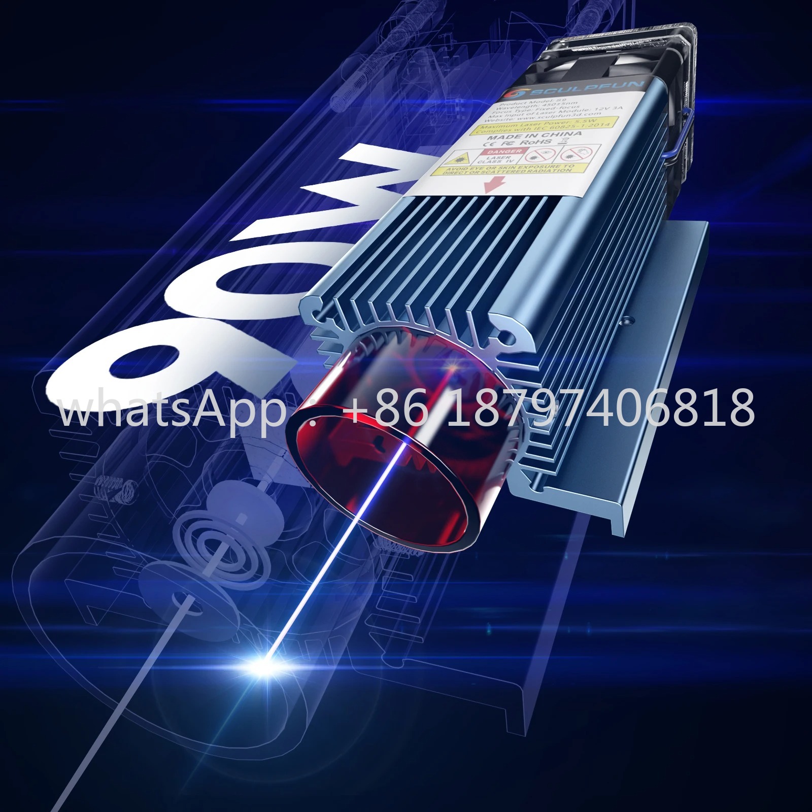 โมดูลเลเซอร์เอฟเฟกต์พิเศษ S9 9 - Diode Laser Module บทวิจารณ์และราคา