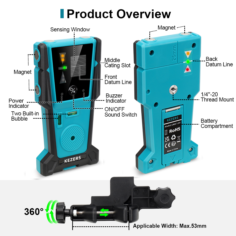 KEZERS สีแดงสีเขียวเลเซอร์ระดั - Industrial Laser Alignment Tool บทวิจารณ์และราคา