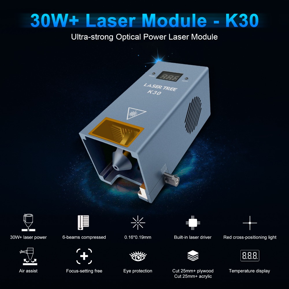 ชุดโมดูลเลเซอร์ไดโอดสีน้ำเงิน  - Diode Laser Module บทวิจารณ์และราคา