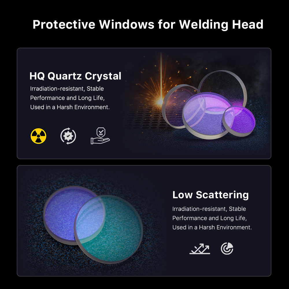 1/10/50/100PCS Fused Silica ป้ - Industrial Laser Head บทวิจารณ์และราคา
