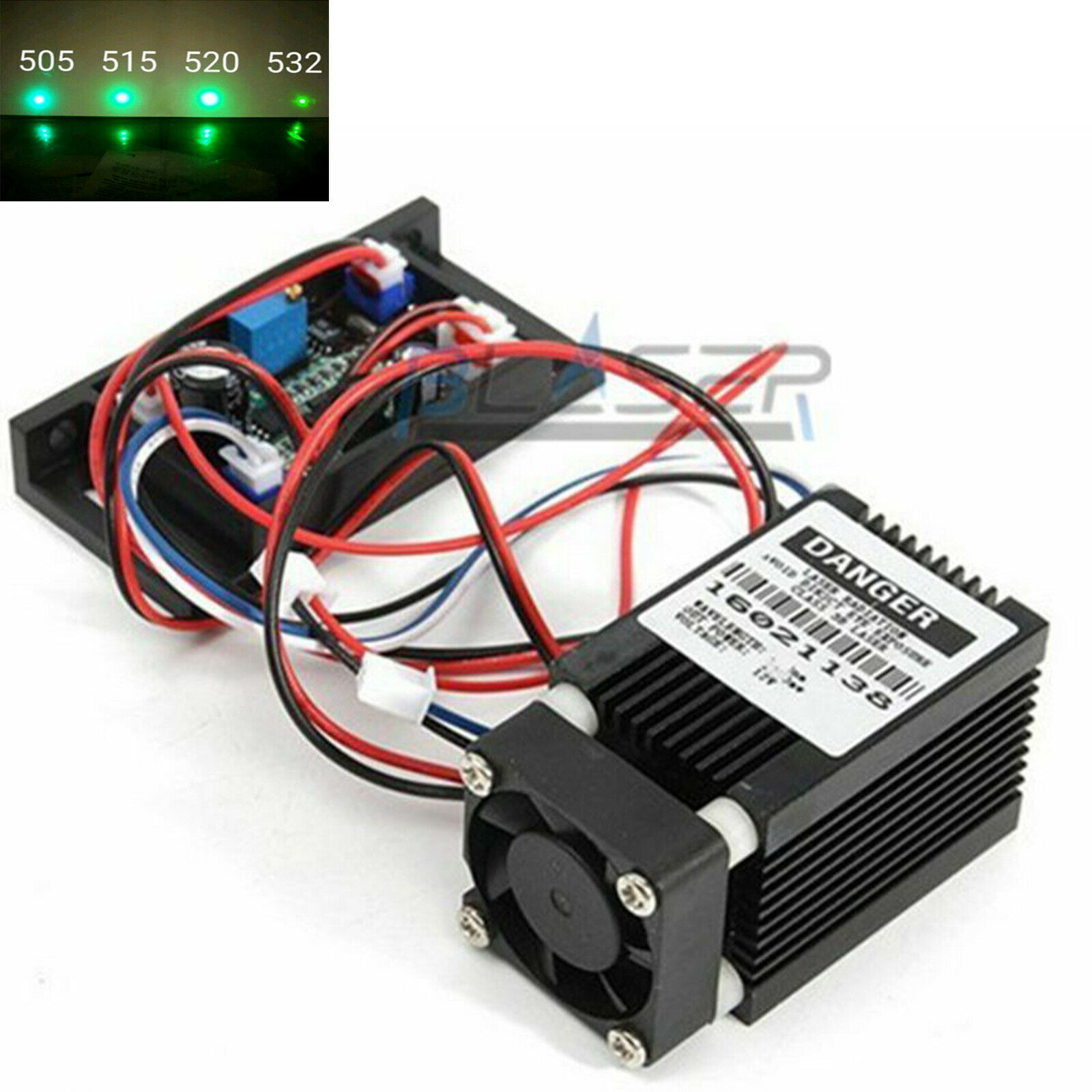 โฟกัส 520nm 100mW หญ้าสีเขียวเ - Diode Laser Module บทวิจารณ์และราคา