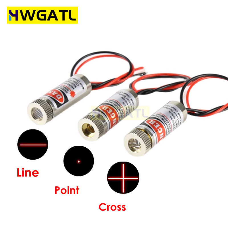 650nm 5mW จุดสีแดง/สาย/โมดูลเล - Industrial Laser Head บทวิจารณ์และราคา