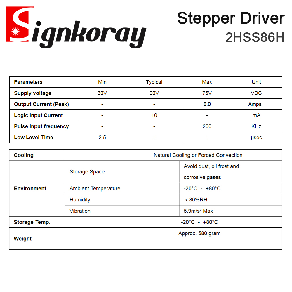 SignkoRay JMC 2 เฟส 24-75VAC 3 - Stepper Driver Cnc บทวิจารณ์และราคา