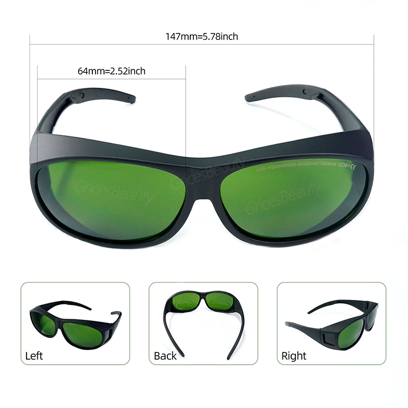แว่นตาป้องกันน้ำหนักเบา แว่นตา - Industrial Laser Glasses บทวิจารณ์และราคา
