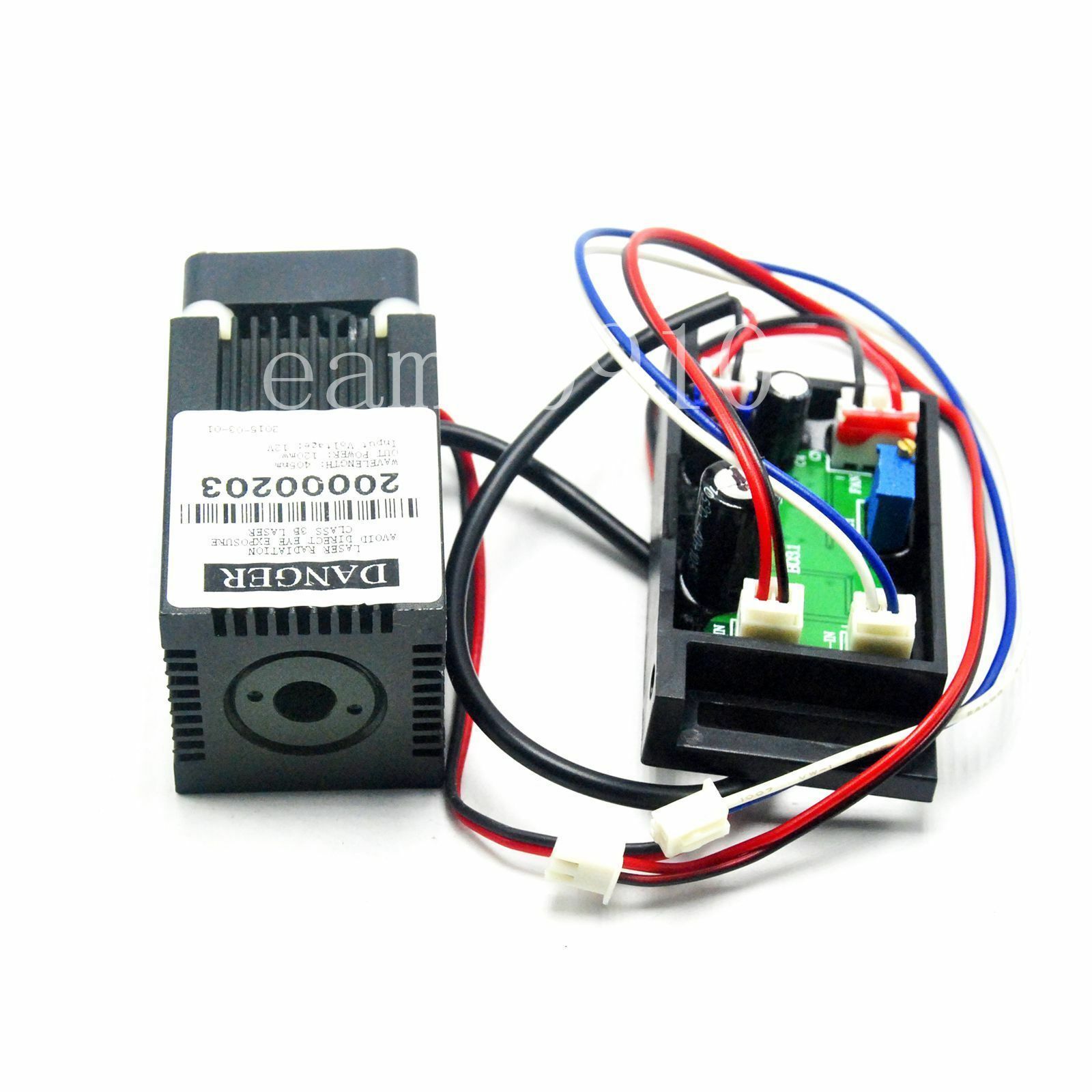 445nm 450nm 300mW 12V โมดูลเลเ - Diode Laser Module บทวิจารณ์และราคา