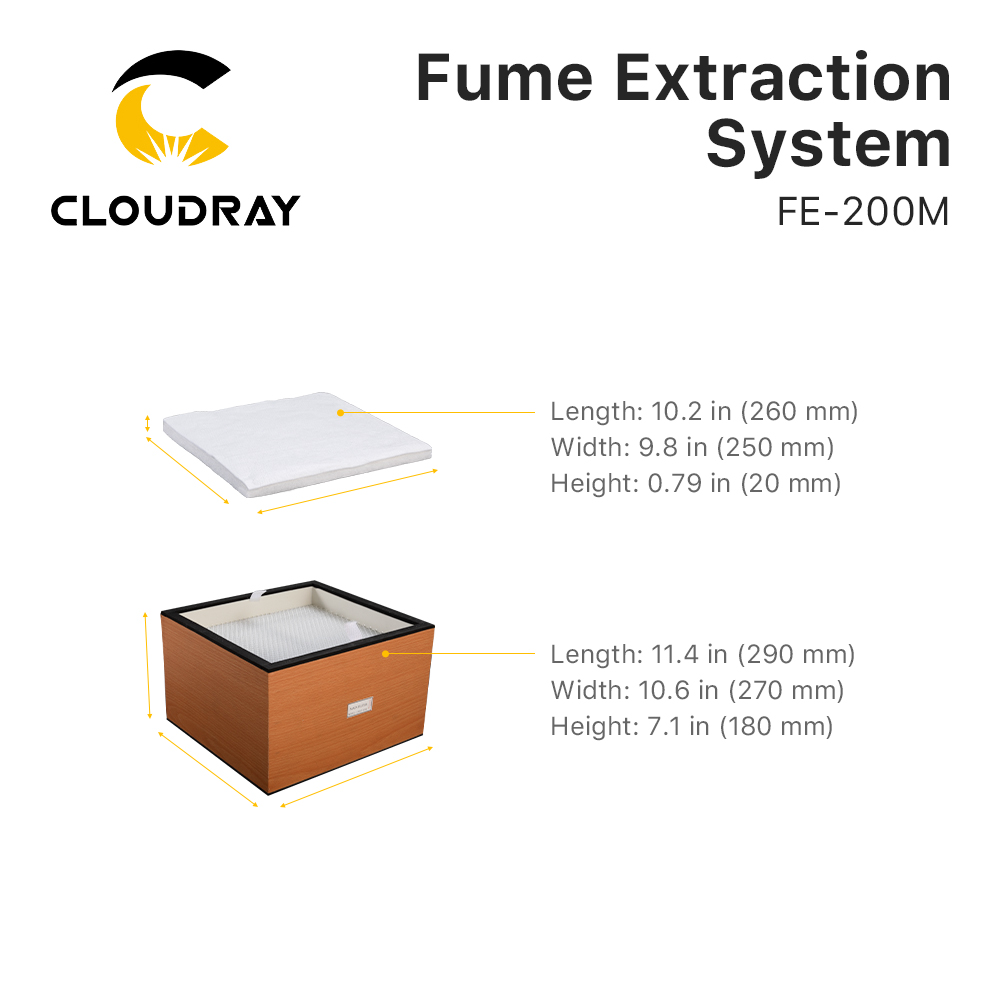 ระบบดูดควัน Cloudray รุ่น FE-2 - Fiber Laser Cutting Machine บทวิจารณ์และราคา